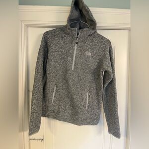 North Face Women’s Gray Half-Zip Fleece Jacket